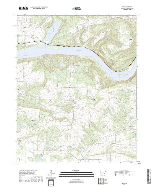 Us Topo 7.5-minute Map For Cecil Ar – American Map Store