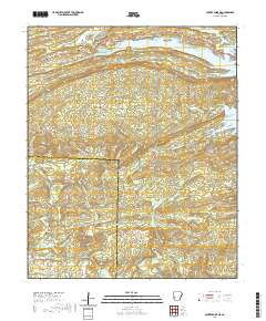 USGS US Topo 7.5-minute map for Center Point NE AR 2020