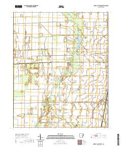 USGS US Topo 7.5-minute map for Cherry Valley West AR 2020