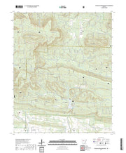 US Topo 7.5-minute map for Chickalah Mountain West AR