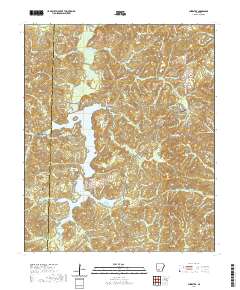 USGS US Topo 7.5-minute map for Chidester AR 2020