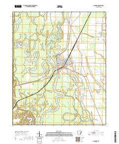 USGS US Topo 7.5-minute map for Clarendon AR 2020