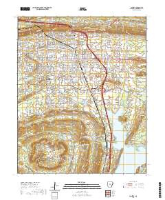 USGS US Topo 7.5-minute map for Conway AR 2020