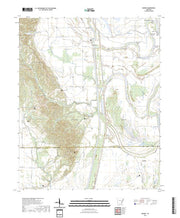 US Topo 7.5-minute map for Dansby AR