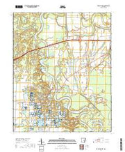 USGS US Topo 7.5-minute map for De Valls Bluff AR 2020