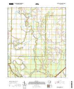 USGS US Topo 7.5-minute map for De Valls Bluff NE AR 2020