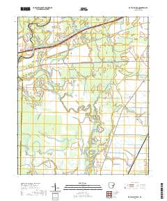 USGS US Topo 7.5-minute map for De Valls Bluff SE AR 2020