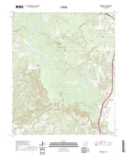 US Topo 7.5-minute map for Doddridge NW AR