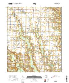 USGS US Topo 7.5-minute map for Ethel AR 2020