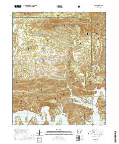 USGS US Topo 7.5-minute map for Fannie AR 2020