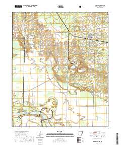 USGS US Topo 7.5-minute map for Foreman AROKTX 2020