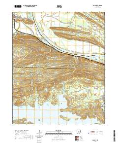 USGS US Topo 7.5-minute map for Fourche AR 2020