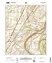 USGS US Topo 7.5-minute map for Frenchmans Bayou ARTN 2020