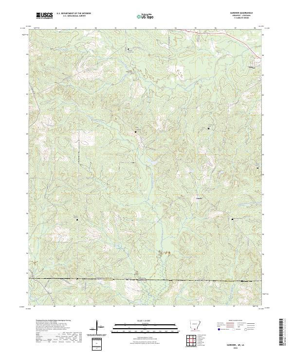 US Topo 7.5-minute map for Gardner ARLA