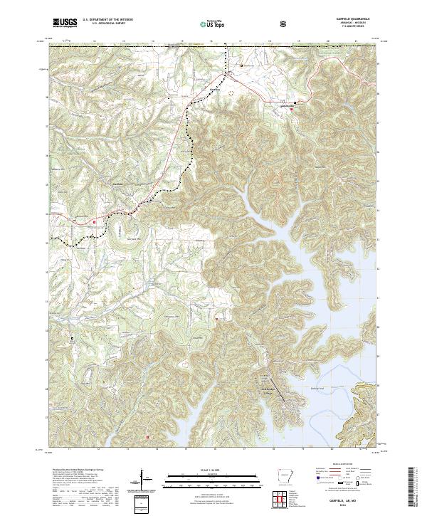 US Topo 7.5-minute map for Garfield ARMO