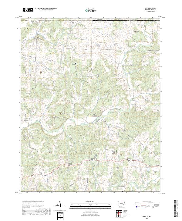 US Topo 7.5-minute map for Gepp ARMO