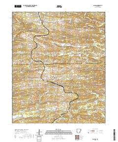 USGS US Topo 7.5-minute map for Gillham AR 2020