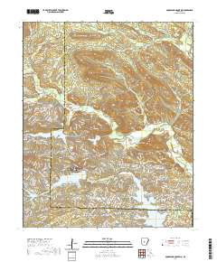 USGS US Topo 7.5-minute map for Goosepond Mountain AR 2020