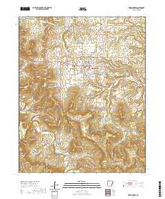 USGS US Topo 7.5-minute map for Green Forest AR 2020