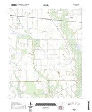 US Topo 7.5-minute map for Hamlin AR