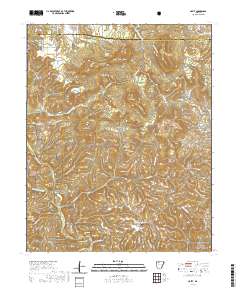 USGS US Topo 7.5-minute map for Hasty AR 2020