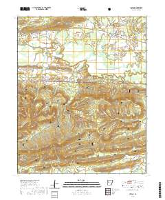 USGS US Topo 7.5-minute map for Havana AR 2020