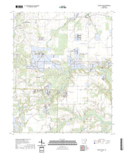 US Topo 7.5-minute map for Hickory Plains AR