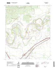 US Topo 7.5-minute map for Homan AR