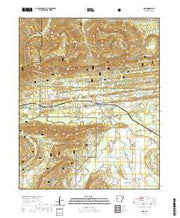 USGS US Topo 7.5-minute map for Hon AR 2020