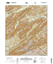 USGS US Topo 7.5-minute map for Hot Springs North AR 2020