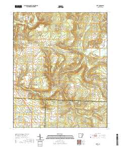 USGS US Topo 7.5-minute map for Huff AR 2020