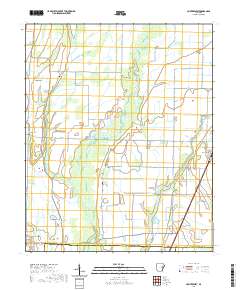 USGS US Topo 7.5-minute map for Hunter West AR 2020