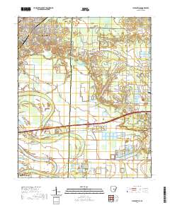 USGS US Topo 7.5-minute map for Jacksonville AR 2020