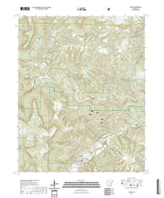 US Topo 7.5-minute map for Jasper AR