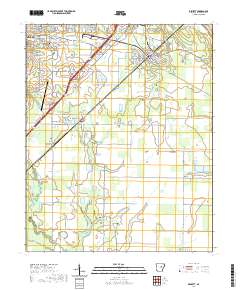 USGS US Topo 7.5-minute map for Kensett AR 2020