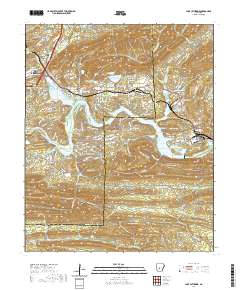 USGS US Topo 7.5-minute map for Lake Catherine AR 2020