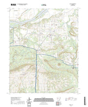 US Topo 7.5-minute map for Lavaca AR