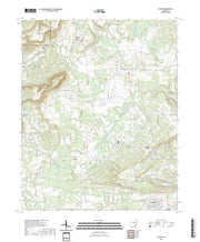 US Topo 7.5-minute map for Letona AR