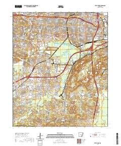 USGS US Topo 7.5-minute map for Little Rock AR 2020