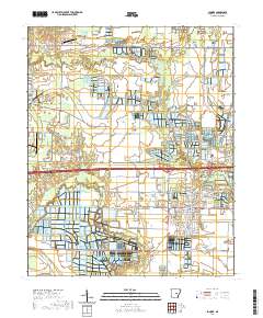 USGS US Topo 7.5-minute map for Lonoke AR 2020