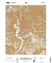 USGS US Topo 7.5-minute map for Marshall AR 2020