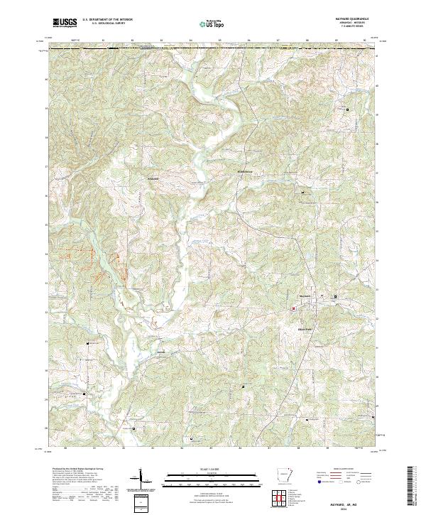 US Topo 7.5-minute map for Maynard ARMO