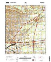 USGS US Topo 7.5-minute map for McAlmont AR 2020