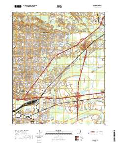 USGS US Topo 7.5-minute map for McAlmont AR 2020