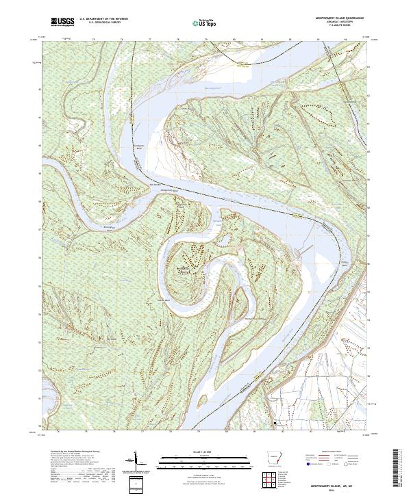 US Topo 7.5-minute map for Montgomery Island ARMS