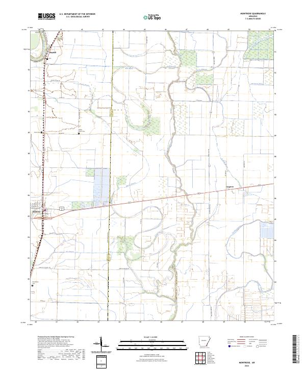 US Topo 7.5-minute map for Montrose AR