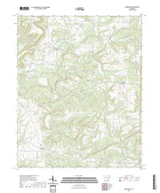 US Topo 7.5-minute map for Morganton AR