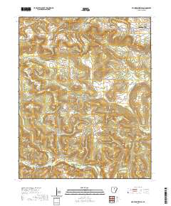 USGS US Topo 7.5-minute map for Mountain View SW AR 2020