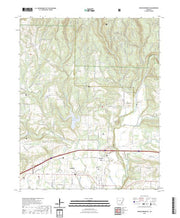 US Topo 7.5-minute map for Mountainburg SE AR