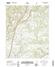 US Topo 7.5-minute map for Mountainburg SW AR